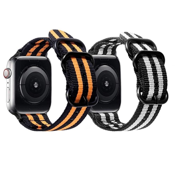 SKALO Nato-armband Nylon Apple Watch Series 4-6 40mm - Fler färger multifärg