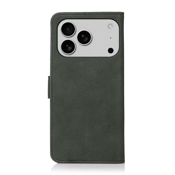 SKALO KHAZNEH Plånboksfodral för iPhone 18 Pro - Grön Grön