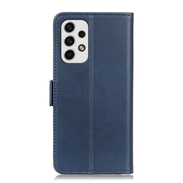 SKALO Samsung A23 5G Plånboksfodral i PU-Läder - Blå Blå