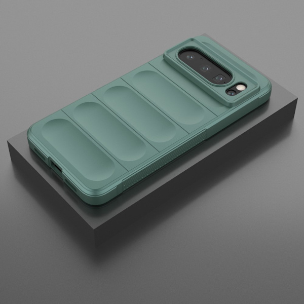 SKALO Google Pixel 8 Pro Rugged Bumpers TPU-suojakuori Dark blue