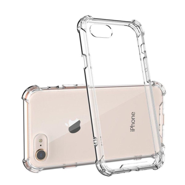 SKALO iPhone SE (2020/2022) Ekstra stærk TPU-cover Transparent