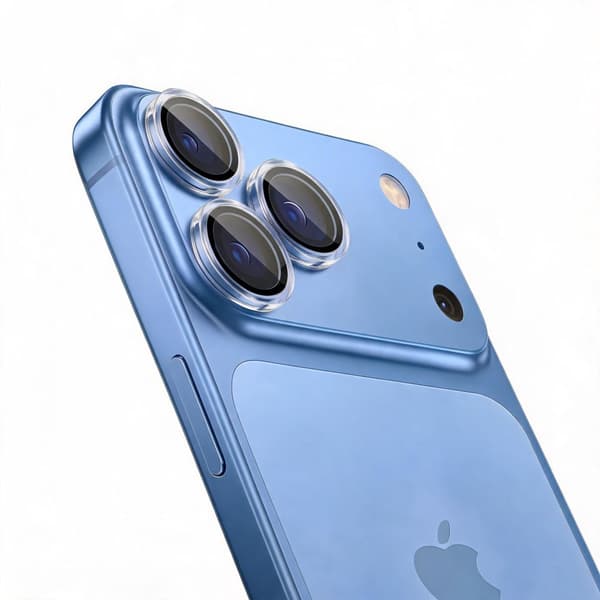 Tech-Protect Camring Fit+ Kameransuoja sopii iPhone 18 Pro Max - Läpinäkyvä Transparent