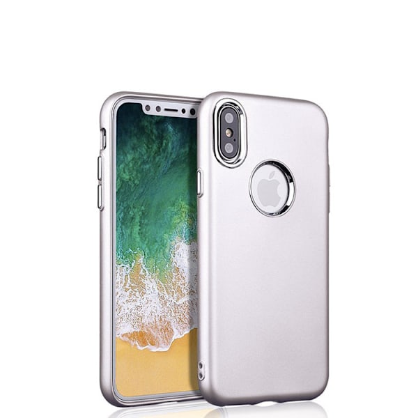 iPhone Xs Max | TPU-Skal Metallknappar Gold