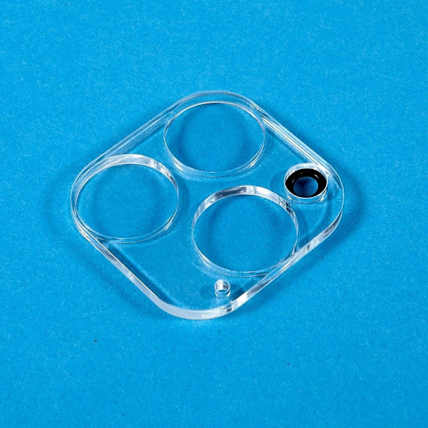 SKALO iPhone 16 Pro Max 3D Linsskydd/Kameraskydd Härdat Glas - Transparent Transparent