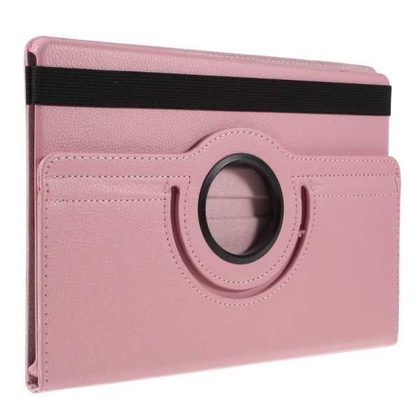 SKALO Samsung Tab S6 Lite 360 Litchi Flip Cover - Pink Pink