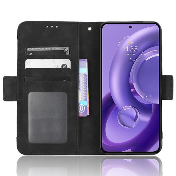 SKALO Motorola Edge 30 Neo 5G 6-RUM Pungetaske - Sort Black
