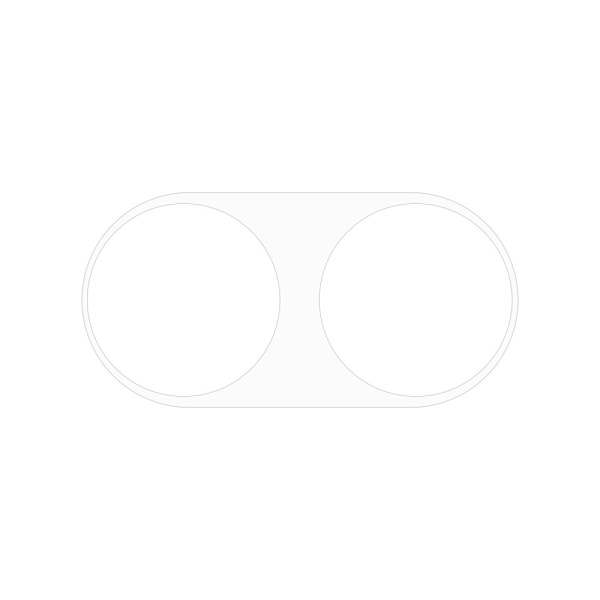 2-KPL SKALO OnePlus Nord 4 5G 3D -panssarilasit kameroille - Läpinäkyvä Transparent