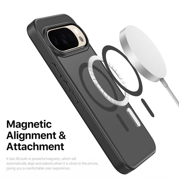 DUX DUCIS Yind Series Matte Finish Cover til Google Pixel 11 Pro - Sort Black