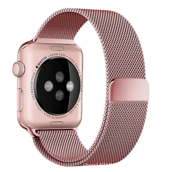 SKALO Milanese Loop Apple Watch Series 10 42mm - Valitse väri Pink