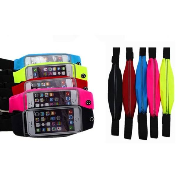 Träningsbälte till iPhone 6/6S - fler färger Rosa
