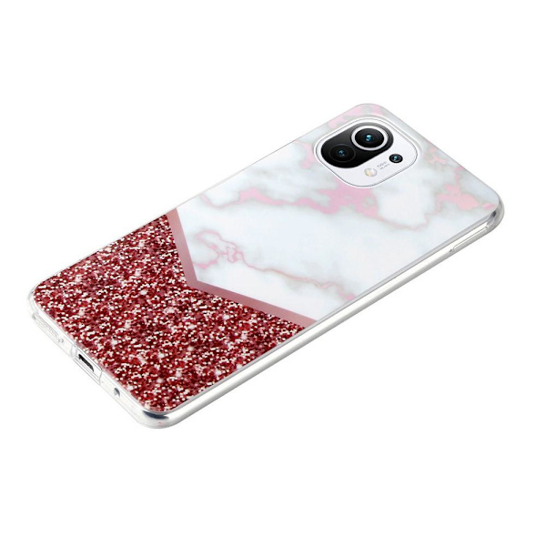 SKALO Xiaomi Mi 11 Lite Marmor TPU-skal - Motiv 9 multifärg