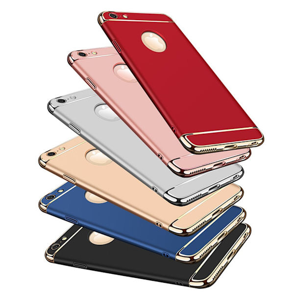 Design skal 3 i 1 guldkant till iPhone 6/6S PLUS - fler färger Silver