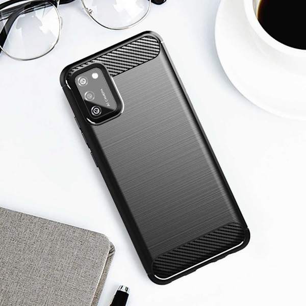 Stöttåligt Armor Carbon TPU-skal Samsung A02s Red
