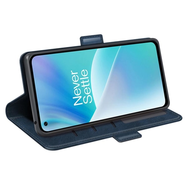 SKALO OnePlus Nord 2T 5G Premium Plånboksfodral - Blå Blå