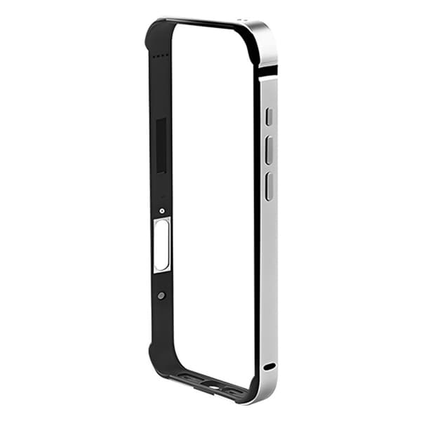 SKALO iPhone 17 Pro Max COTECi Aluminum Silikon Bumper - Grå grå