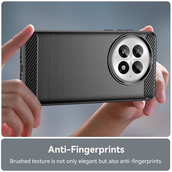 SKALO OnePlus 13 Armor Carbon Skal - Fler färger Svart