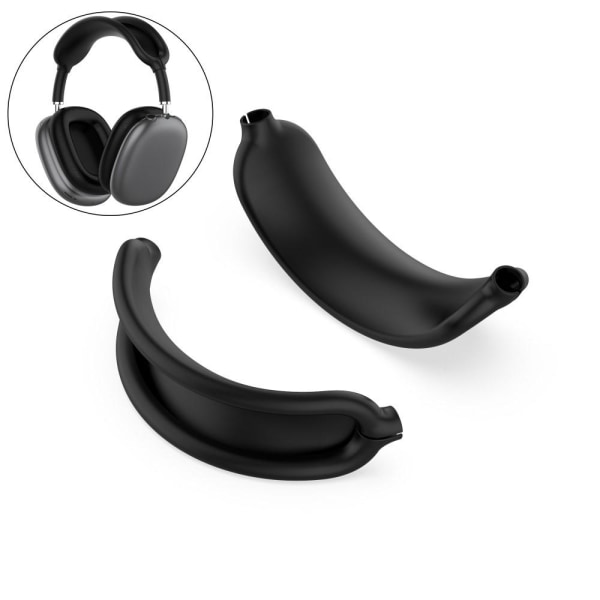 SKALO AirPods Max Silikone bøjlebeskytter - Sort Black