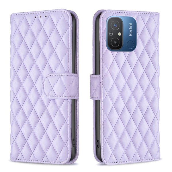 SKALO Xiaomi Redmi 12C 4G BINFEN COLOR Quiltet Pung - Lilla Purple