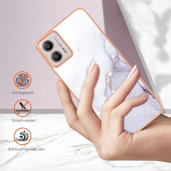 SKALO Motorola Moto G23 4G Marmor TPU-skal - Motiv 3 multifärg