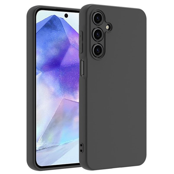 SKALO Samsung A16 Mattsvart Ultratunn TPU-Skal Svart