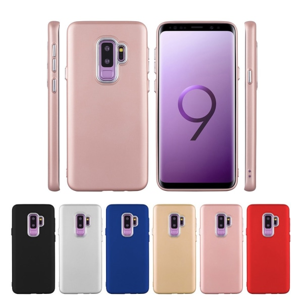 Samsung S9 | TPU-Skal Metallknappar - fler färger Röd