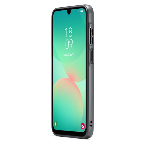 DG MING Samsung A26 5G Premium PU-Läder Hybrid Skal - Mörkbrun Mörkbrun