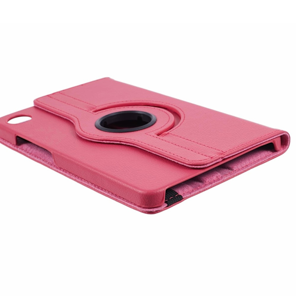 SKALO Samsung Tab A9 360 Litchi Fodral - Cerise Cerise