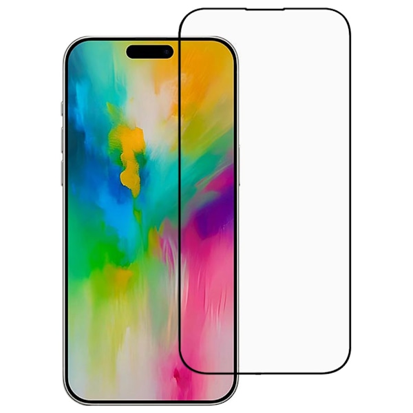2-KPL SKALO iPhone 16 Pro Max Koko Näytön Panssarilasi - Musta Black