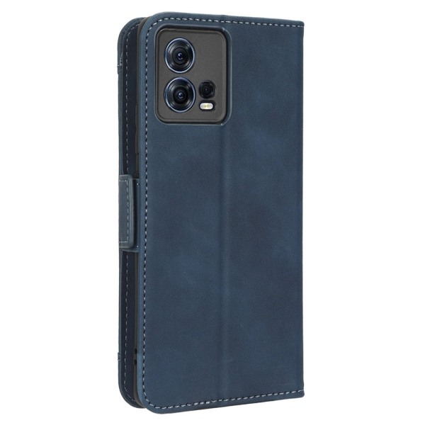 SKALO Motorola Edge 30 Fusion 5G 6-FACK Plånboksfodral - Blå Blå