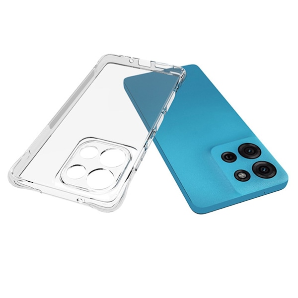 SKALO Motorola Moto G75 5G Extra strong TPU Suojakuori - Läpinäkyvä Transparent