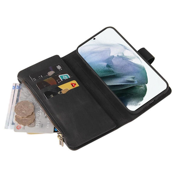 SKALO Samsung A13 5G Big Wallet 17-RUM Pungetui - Sort Black