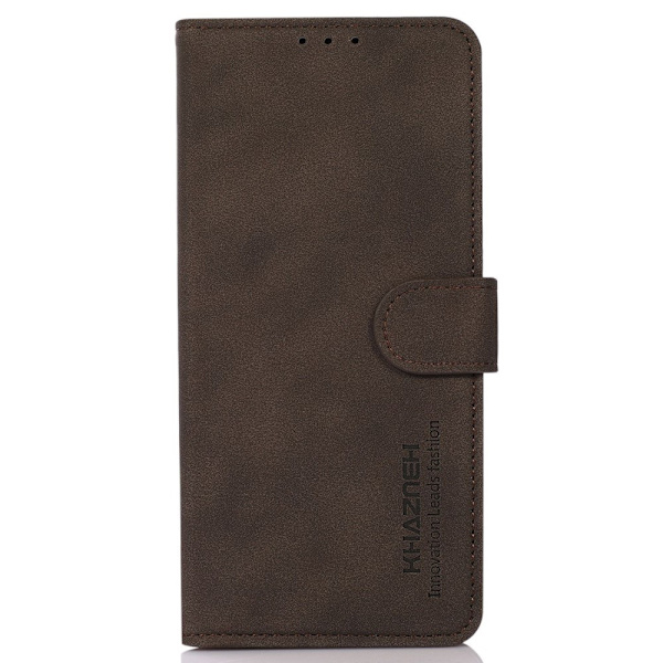 SKALO iPhone 16 Pro KHAZNEH Pungetui i PU-læder - Brun Brown