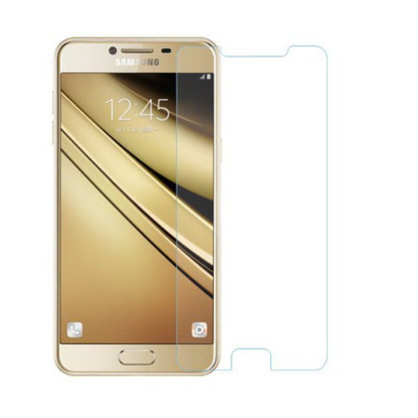 2-PACK härdat glas Samsung Galaxy C5 Transparent