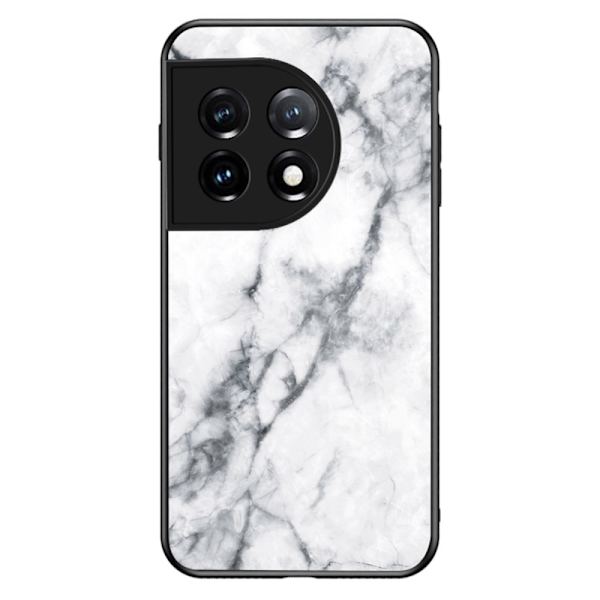 SKALO OnePlus 11 5G Marmor Härdat Glas TPU-skal - Motiv 6 multifärg