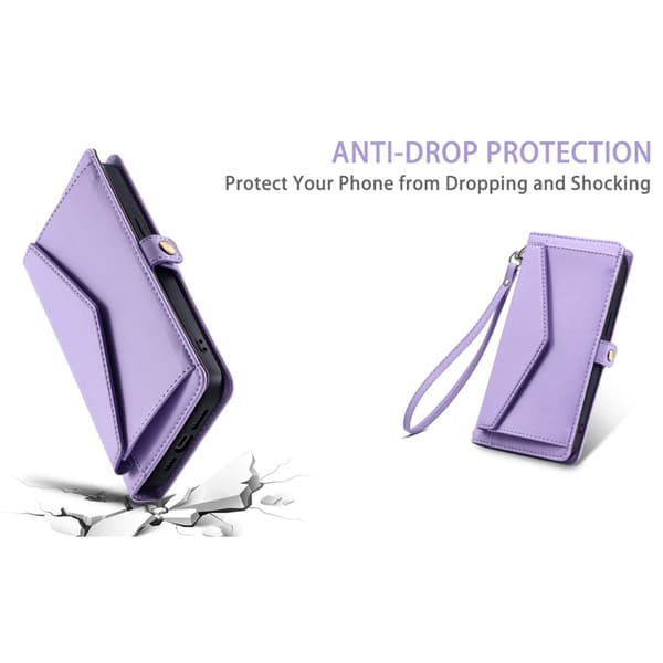 SKALO iPhone 16 Plus Evelope Clutch 5-RUM - Lilla Purple