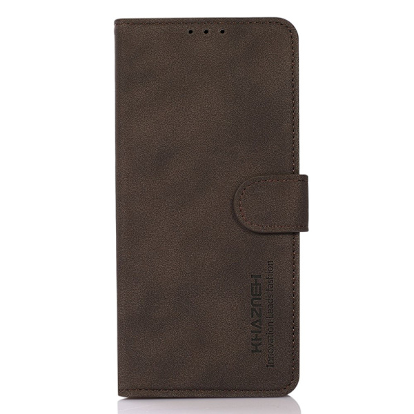 SKALO Motorola Edge 40 Pro 5G KHAZNEH Pungetui i PU-læder - Brun Brown