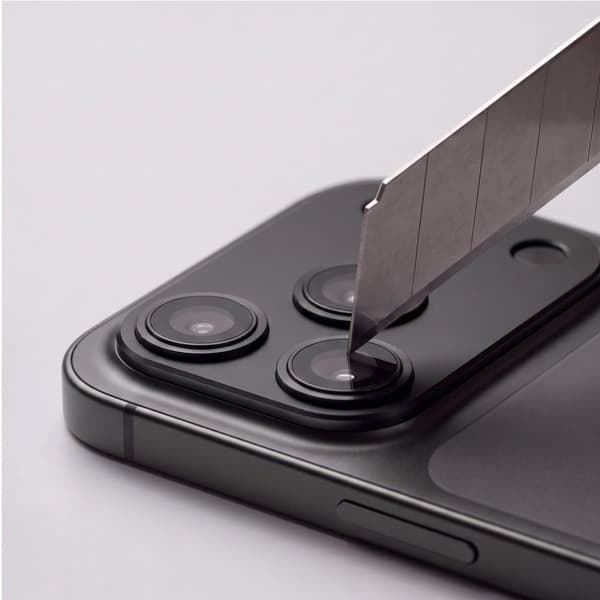 Tech-Protect Camfull Fit+ Kamerabeskyttelse Aluminium og Hærdet glas til iPhone 18 Pro - Sort Black