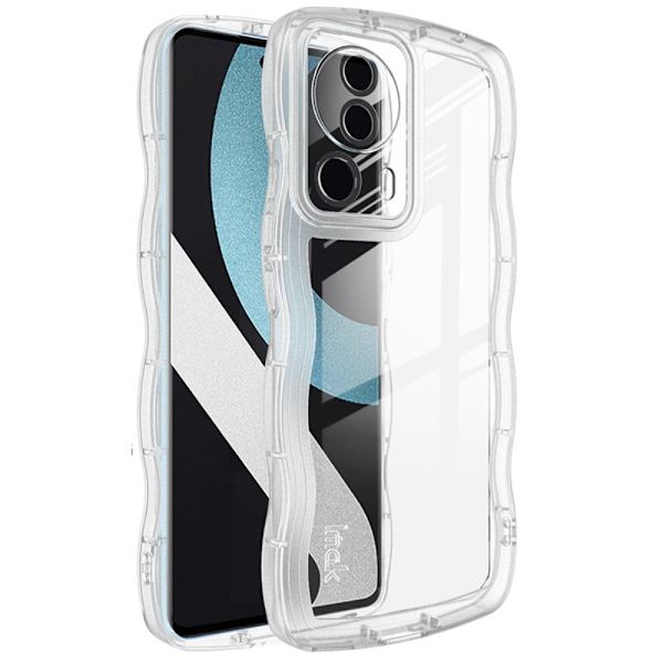 IMAK Xiaomi 13 Lite Ekstra stærk Wave TPU-cover - Gennemsigtig Transparent