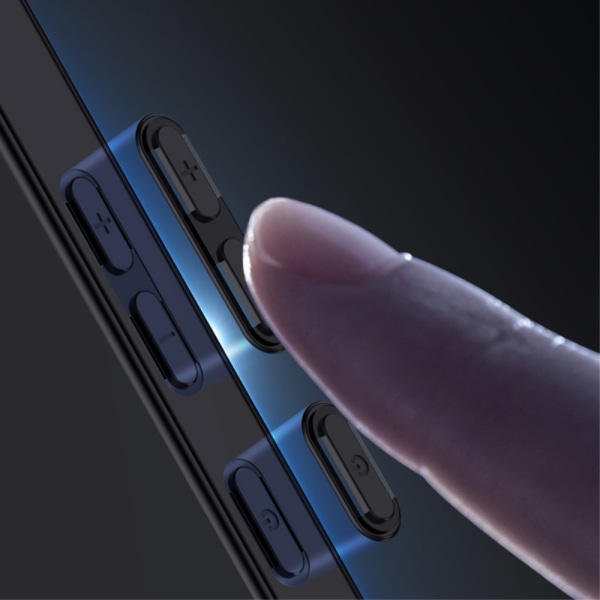 SKALO OnePlus 12 5G PU-Läder Hybrid Skal - Blå Blå