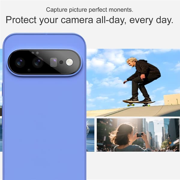 IMAK Kamerabeskyttelse af hærdet glas til Google Pixel 11 - Sort Black