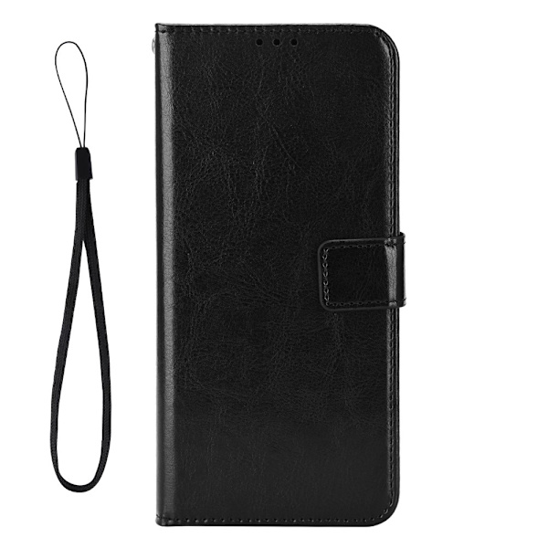 SKALO Sony Xperia 5 V Flip Cover m. pung i PU-læder - Sort Black