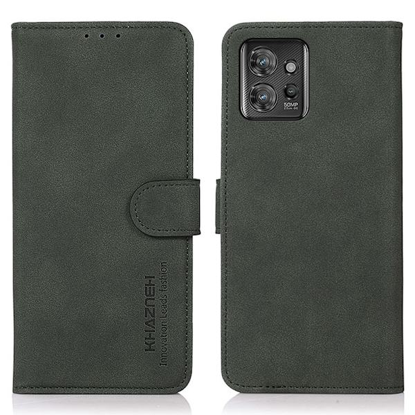 SKALO Motorola ThinkPhone 5G KHAZNEH Plånboksfodral i PU-Läder - Grön Grön