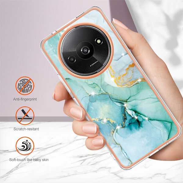 SKALO Xiaomi Redmi A3 Marmor TPU-skal - Motiv 4 multifärg