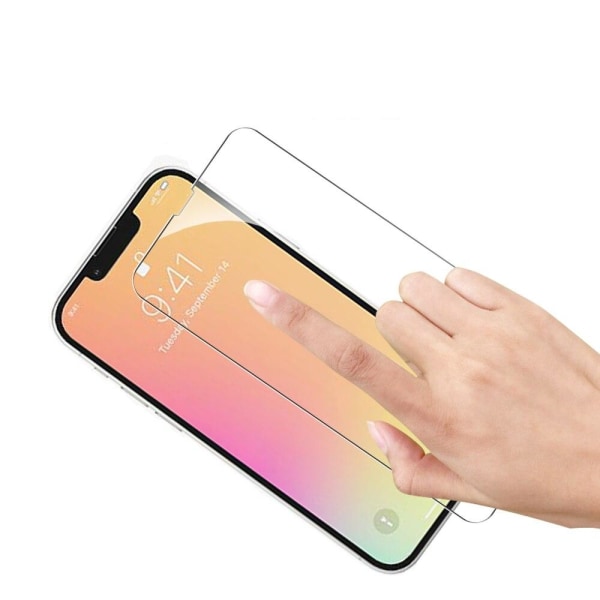 2-PACK SKALO iPhone 13 Pro Max Skärmskydd i Härdat glas Transparent