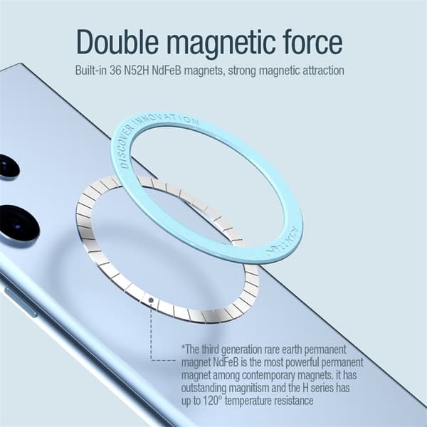 NILLKIN Selvklæbende Magnetisk Ring - Sort Black