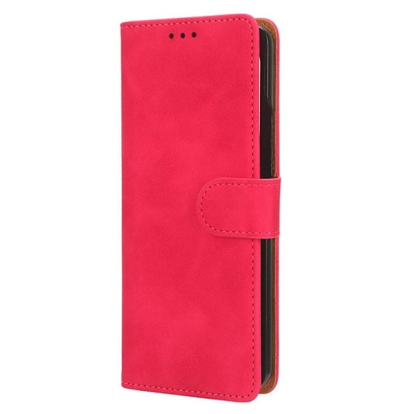 SKALO Samsung Z Fold5 Plånboksfodral i PU-Läder - Cerise Cerise