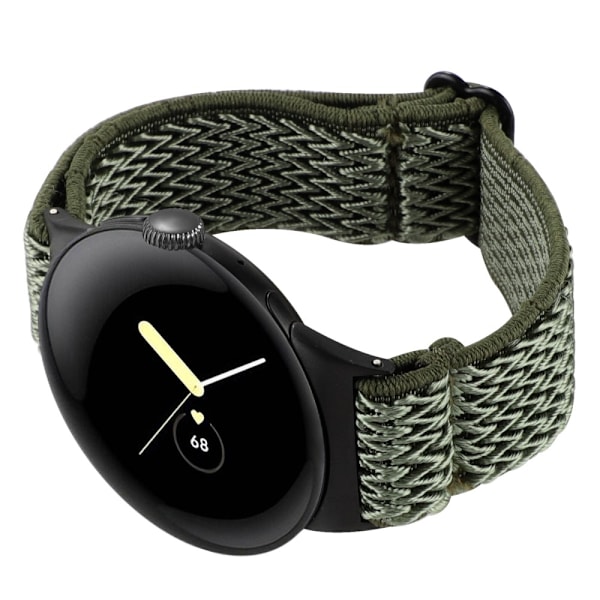 SKALO Flätat tygarmband Google Pixel Watch 3 41mm - Fler färger Grön