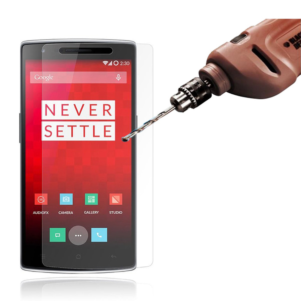 2-PACK karkaistu lasi OnePlus One Transparent