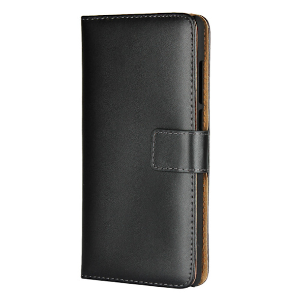 Plånboksfodral Äkta Skinn Xiaomi Mi Mix 2 Black