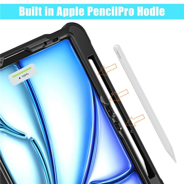 SKALO iPad Air (2020/2022) Extra Stöttåligt Armor Ring Skal - Transparent Transparent